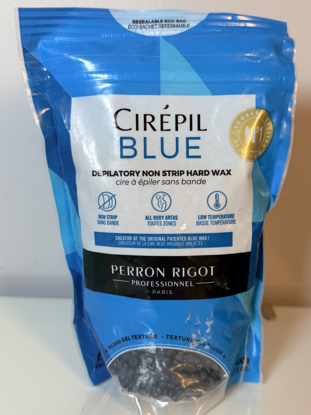 Cirépil Blue Depilatory Non-Strip Hard Wax Blue 14.11 oz bag SEE DESCRIPTION